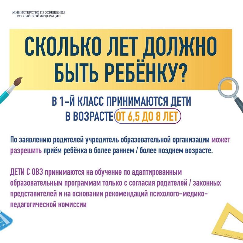 Прием в 1 класс