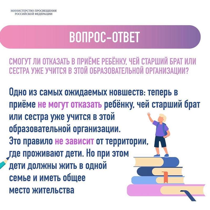 Прием в 1 класс