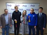 Призеры Паралимпийских игр по плаванию  – Ильнур Гарипов, Мастер спорта международного класса (Чемпион Паралимпийских игр в Токио 2020 г.), Богдан Мозговой, Заслуженный мастер спорта России (Чемпион Паралимпийских игр в Токио) и Аделина Разетдинова, Масте