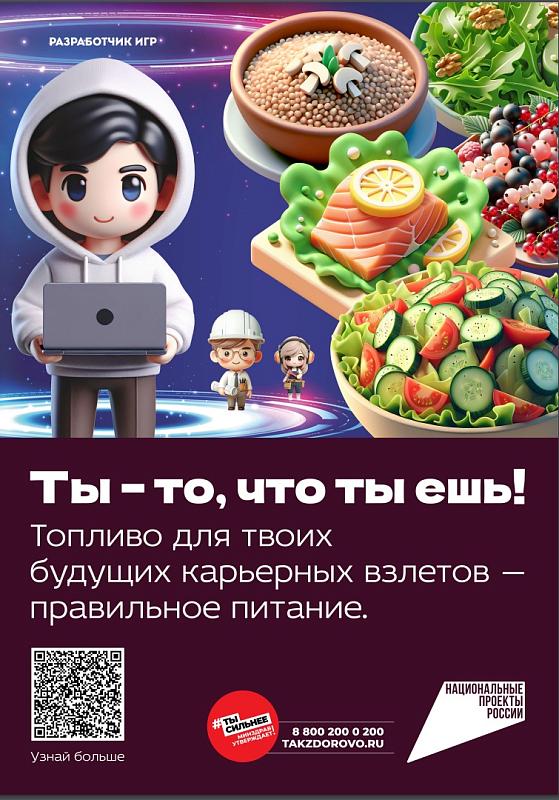 Памятка о здоровом питании