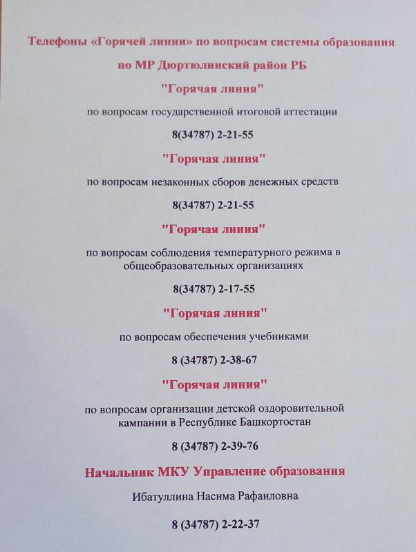 Горячая линия