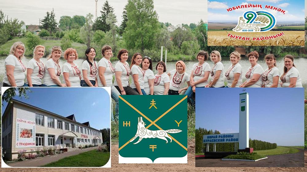 Коллектив МБДОУ«ЦРР-детский сад №1 с.Бураево» поздравляет родной район с Юбилеем.