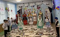Праздник "Сабантуй" с участием детей и родителей